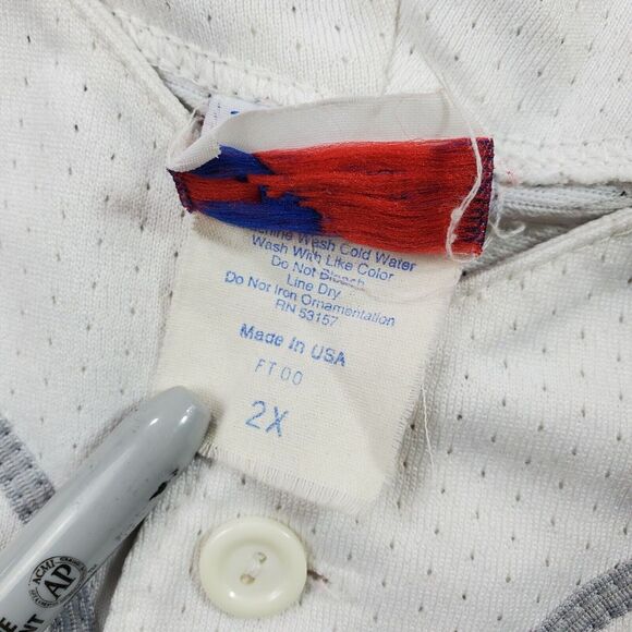 Majestic‎ New York Yankees Jersey Mens Size 2X Made in USA Baseball MLB White - Picture 4 of 10